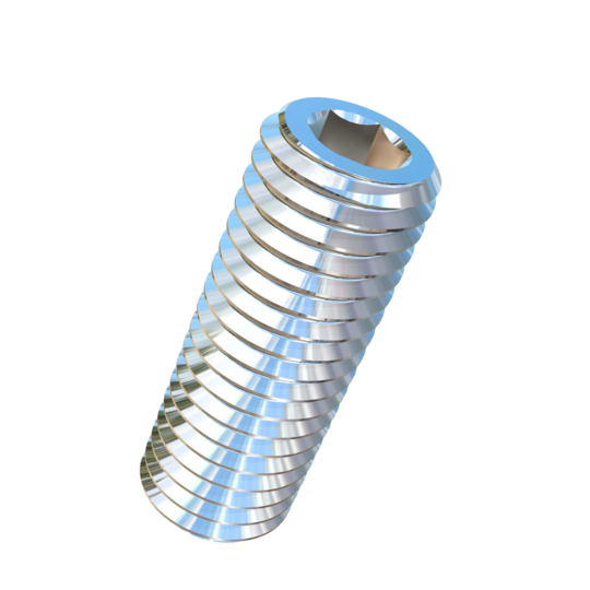 Titanium 5/8-11 X 1-3/4 inch UNC Allied Titanium Set Screw, Socket Drive with Cup Point